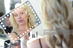 Los Angeles Ca- December 13: Whitney Bowers poses for portrait at Rachel McCord visits the Artists Project on December 1