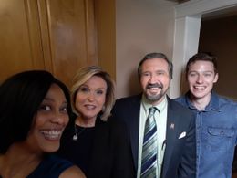 Cast members film “Christian Love”