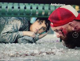 Devan Chandler Long and Sheila Houlahan in Ambulance (2022)