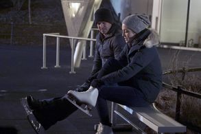 Charlotte Sullivan and Taylor Kinney in Chicago Fire (2012)