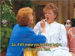 With Rue McClanahan, 