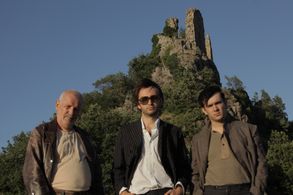 Still of Francesco Barilli, Luca Magri and Marco Iannitello in La casa nel vento dei morti (2012)