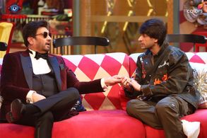 Shekhar Suman and Shaleen Bhanot in Bigg Boss: Archana remains adamant (2023)