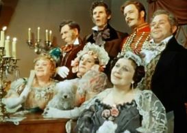 Glikeriya Bogdanova-Chesnokova, Yakov Rodos, and Arkadi Trusov in Yevgeni Onegin (1959)