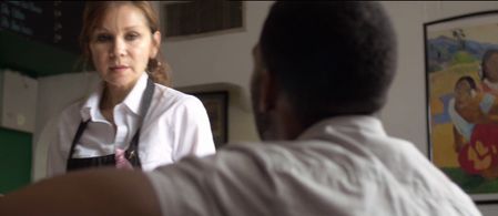 Cancer Pimp (on set still.)