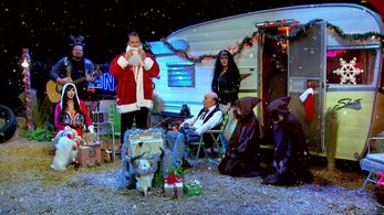 Reggie Bannister, John Bloom, Gigi Bannister, Crystal House, Diana Prince, and John Patrick Brennan in The Last Drive-In