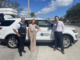 With Deep Within co-star Deborah Gerber and Mike Dellapia