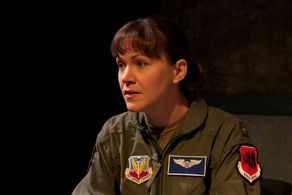 Laura as the Pilot in Grounded, Boulder Ensemble Theatre Company