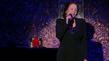 Pamela Clay portraying Edith Piaf in her one-woman show 