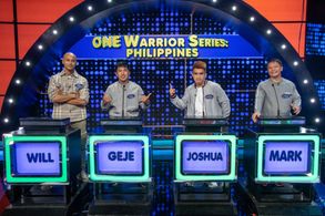 Will Devaughn, Mark 'The Machine' Sangiao, Geje Eustaquio, and Joshua Pacio in Family Feud Philippines (2022)