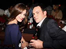 Emmy Rossum and Dana Brunetti