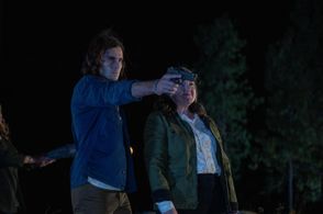 Still of Spencer Borgeson and Beth Fotheringham in “When Mom Becomes A Murderer.”