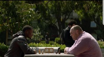 Still of Jakeem Hawkins and Ethan Suplee in Chance (2016)