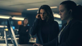 Roxy Rivera, Sepideh Moafi and Kate Mara in 'Class of '09' (Hulu)