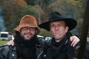 on the set of Paradise with Stacey T. Gillespie.