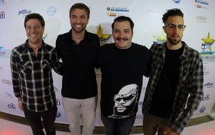 Left to Right: Idobi Radio personality Gunz, 