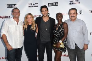 Writer/Director Giovanni Zelko with cast of his film, THE ALGERIAN, L-R: Giovanni Zelko, Tara Holt, Ben Youcef, Sharon F