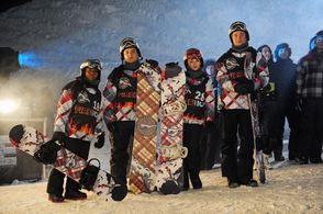 Luke Benward, Andrew Lewis Caldwell, Carlon Jeffery, and Dove Cameron in Cloud 9 (2014)