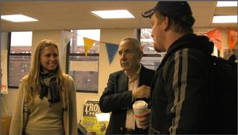 Anja Meyer, Lloyd Kaufman, Larry Longstreth