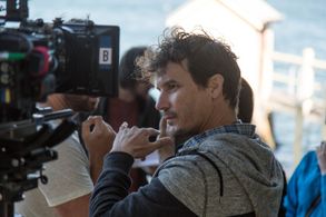 on set of The School