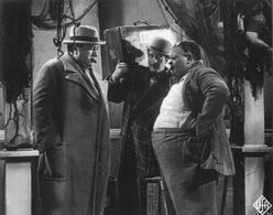 Hans Albers, Kurt Gerron, and Károly Huszár in The Blue Angel (1930)