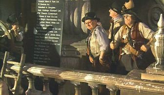 Sydney Arnold and Leslie Sarony in The Crimson Permanent Assurance (1983)