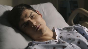 Production still from HyperReal of Bryan Bachman