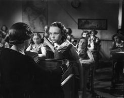 Winifred Holtby and Glynis Johns at an event for South Riding (1938)
