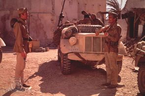 Michael Caine and Nigel Davenport in Play Dirty (1969)