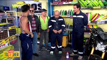 Rez Cortez, John Lloyd Cruz, Paul Sy, and Leo Bruno in Happy ToGetHer (2021)