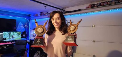 Tara Beavers and her awards for Domestic Bliss