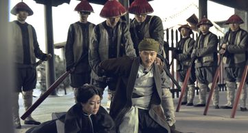 Nikki Hsieh and Shaofeng Feng in Tai Chi Hero (2012)