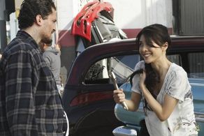 Yûko Takeuchi and Vinicius Zorin-Machado in Flashforward (2009)