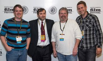 South Dakota Film Festival 2014 with (Left to Right): Dominic Wieneke, George Tsakiridis, Kevin Kunkel, and Nathan Maas.