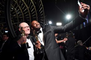 Glen Keane and Kobe Bryant at an event for The Oscars (2018)