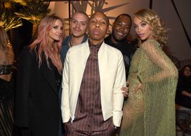 Ashlee Simpson, Evan Ross, Lena Waithe, and Jasmine Sanders at an event for 2020 Golden Globe Awards (2020)