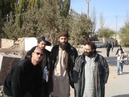 on the set The Kite Runner