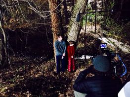 Still of Hunter Foretich and Matthew Ciszek in A Haunting (2014)