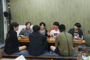 V, BTS, Jimin, Jin, j-hope, and Jungkook in In the SOOP BTS Ver. (2020)