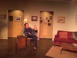 Zach Louis on the set of Somewhere in the Middle