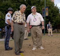 Clint Eastwood and Paul Walter Hauser in Richard Jewell (2019)