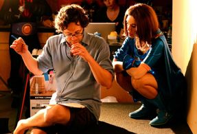 Directing Tara Platt in the Shelf Life music video.