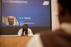 Press Conference at Afrikaldia, Vitoria, Spain