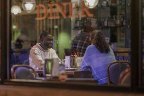 Sofia Black-D'Elia and Garrick Bernard in Single Drunk Female (2022)