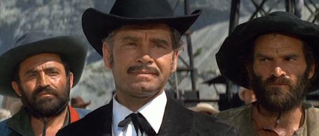 Stojan 'Stole' Arandjelovic and Anthony Steel in Winnetou: The Red Gentleman (1964)