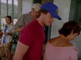 Gladise Jiminez, Victor Browne, Michael Gross, and Lela Lee in Tremors (2003)