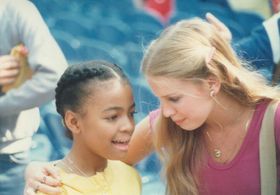 Kim Fields and Julie Piekarski