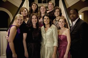 Kim Delaney and Nikki Haley in Army Wives (2007)