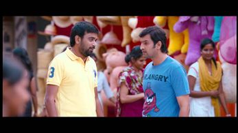 Santhanam and M. Sasikumar in Bramman (2014)