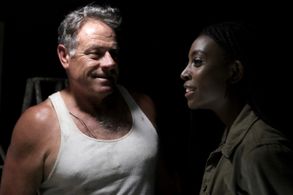 Nick Young and Alexandra Slade in Friend of the World (2020)